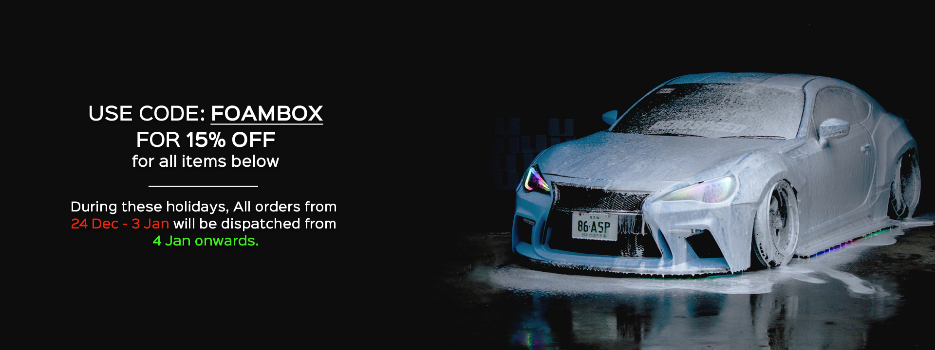 Sale | Snow Foam Australia