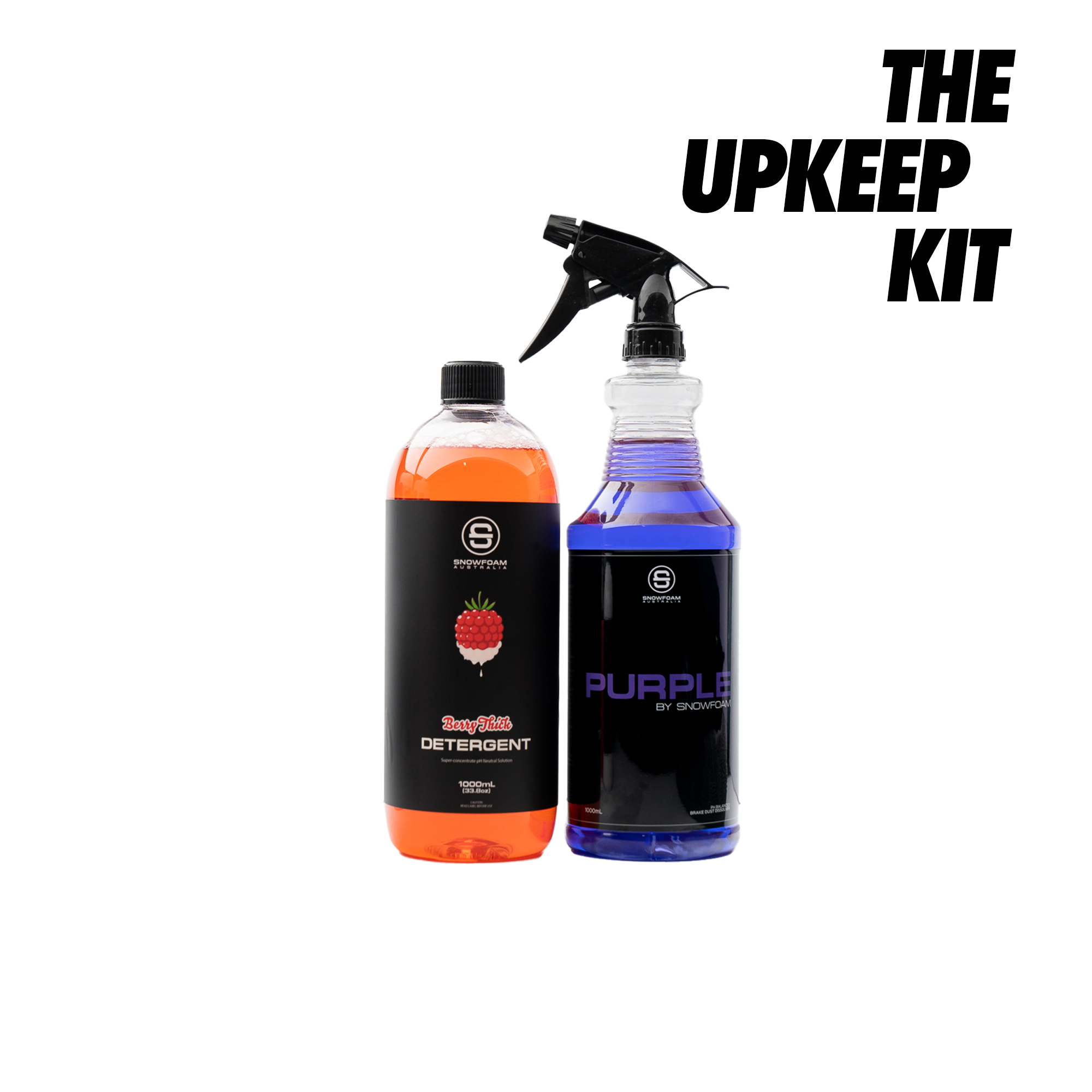 The Upkeep Kit - Snow Foam Berry Thick + Purple Wheel Cleaner – Snow ...